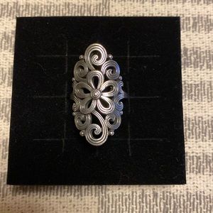 JAMES AVERY Size 5 Sterling Silver Long Ring